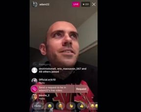 Adam 22 Fucks Lena the Plug on Instagram Live