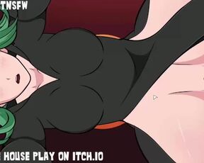 Hole House Gameplay Tatsumaki Dress Lift Cum Filling