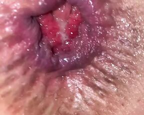 The best close up anal cum with open hole !!!!!!!