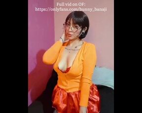 WAIFU Velma Hot Scooby-Do - Velma Dinkley gets naughty with her toys