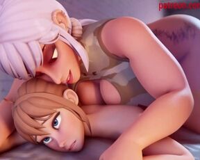 FUTANARI LESBIAN HENTAI STORY STORY 60 FPS - Hottest Futa Animation High Quality 3D Animated