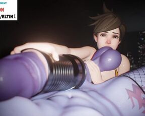 Tracer Conducts Sex Game Futa Toy Vs Girl | Best Futa Hentai 4k 60fps