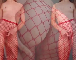 Nurse Clarabelle ASMR Upskirt JOI in Fishnets