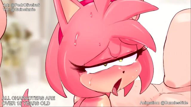 Amy Rose Double Penetration - Sonic the Hedgehog Porn - AnalSee