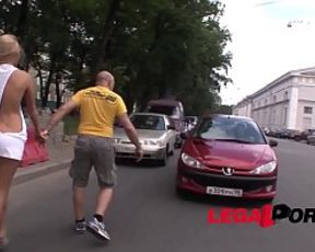 Russian Bitch Ivana Sugar picked up in the street & assfucked by a Monster cock!