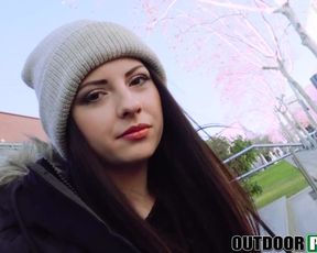 Hot Euro teen Rebecca Volpetti ass fucked in public POV - Analsee.com