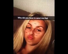 White Teen Slut used over Snapchat