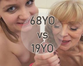 68yo and 19yo women vs Rocco! Amazing!