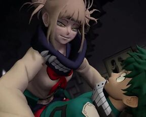 My Hero Academia Himiko Toga Izuku Midoriya