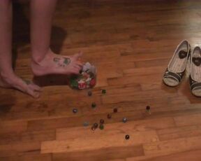 Picking up Marbles with my Feet