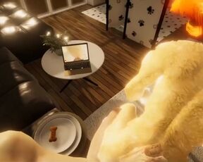 Playing with a Furry in VR!