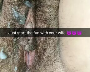 Just start the fun with that fertile cheating MILF pussy!