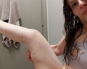 Masturbating in the bathroom