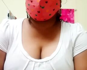 Desi Indian Divya aunty on webcam video