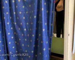 Changing Room Voyeur Curtain Stuck Open