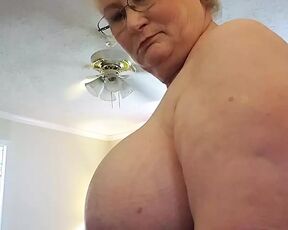 Granny Takes Double Ended DIldo For Her Pleasure