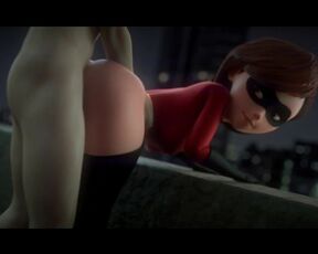 Helen Parr huge ass doggystyle anal sex - Incredibles (FpsBlyck)