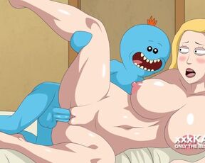 Rick and Morthy - Beth Smith uses Meeseeks to satisfy her sexual desires (cartoon porn).