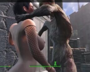 Erect Zombie Cock gets Juicy Ass Fuck from Porn Star Adventurer | Fallout 4 AAF Mods Animation Sex