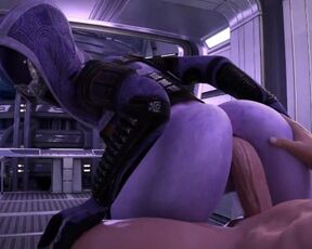 Mass Effect Alien Fucks Hard