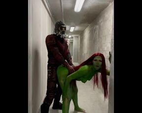 Big booty guardian of galaxy gets fucked