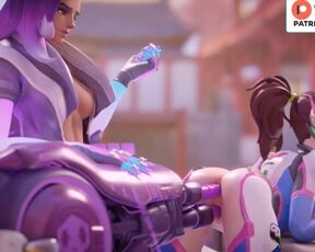 SOMBRA FUCK D.VA BY SEX MACHINE BEST OVERWETCH HENTAI ANIMATION